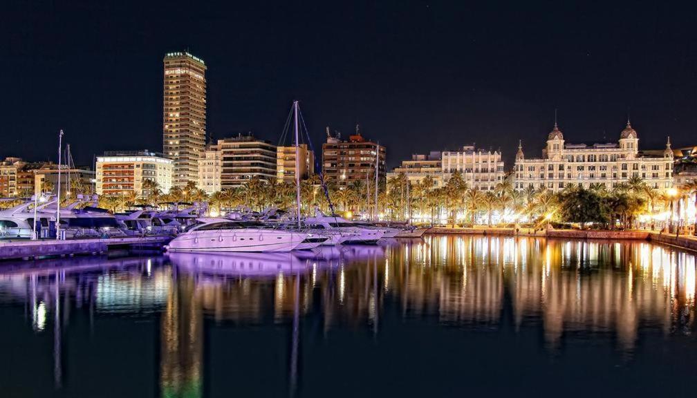 1 Min A Pie Playa San Juan - Increibles Vistas Al Mar - 4 Habs - Gran Terraza - Urbanizacion Con Piscina Padel Y Tenis 阿利坎特 外观 照片